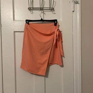 REVOLVE Superdown Monica Tie Wrap Pink Skirt